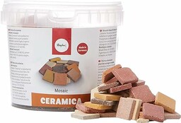 Rayher Hobby Rayher Kamienie mozaikowe Ceramica, mieszanka naturalnych