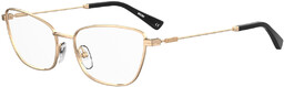 Okulary MOSCHINO MOS575-000. Okulary, Kolor złoty. Kobieta.