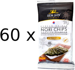 Chipsy Nori Original z solą 60 szt x