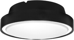 Plafon zewnętrzny IP65 PIR 2xE27 czarny z czujnikiem