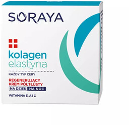 Soraya Kolagen+Elastyna, Regenerujący krem półtłusty, 50ml