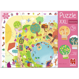 Puzzle dla dzieci XXL Pory Roku Goula 1110100764