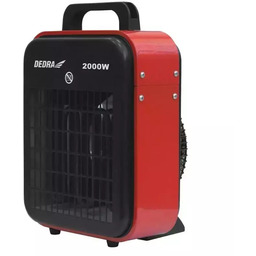 DEDRA DED9920B Nagrzewnica Elektryczna 2kW Slim, Grzejnik, Termowentylator