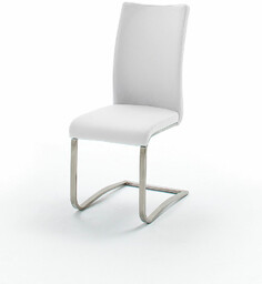 Krzesło ARCO 2 skóra naturalna Biały