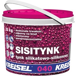 Tynk silikatowo-silikonowy Sisitynk 040 25 kg BR 1,5