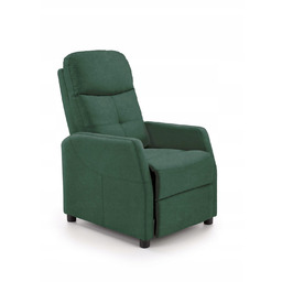 Halmar Felipe 2 fotel wypoczynkowy rozkładany ciemny zielony