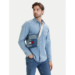 Saszetka Tommy Jeans Tjm Denim Patchwork Reporter AM0AM14287