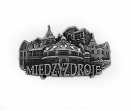 Magnes metalowy panorama Międzyzdroje
