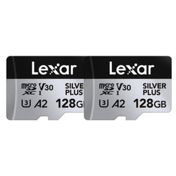 Lexar 128GB microSDXC Professional SILVER Plus UHS-I A2
