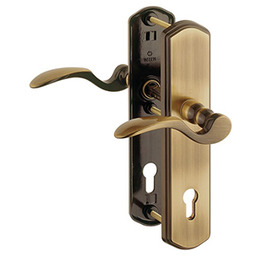 Hoppe Klamka drzwiowa Munchen prawa na szyldzie PZ92