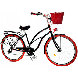 Rower miejski damski Dallas 28 Aluminiowy Cruiser