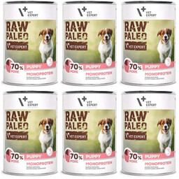 RAW PALEO mokra karma dla szczeniąt z wieprzowiną