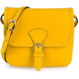 Listonoszka skórzana BELTIMORE K66 żółta