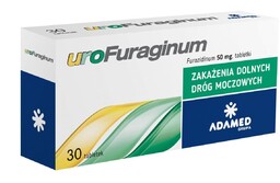 Urofuraginum 50 mg, 30 Tabletek