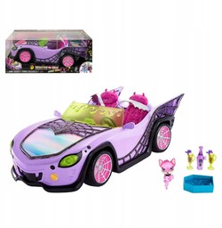 Mattel Monster High Fioletowy kabriolet HHK63