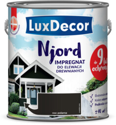 Impregnat do elewacji drewnianych Njord noc polarna 2,5