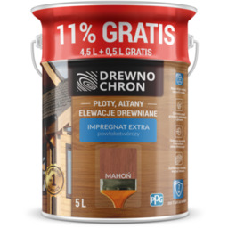 Impregnat EXTRA powłokotwórczy mahoń 4,5L+11% gratis