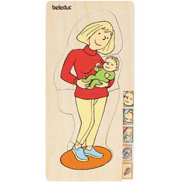 Puzzle Warstwowe Od brzuszka do maluszka Empis