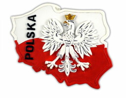 Magnes kontur Polska orzeł