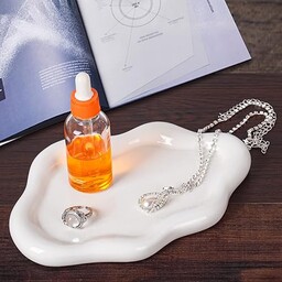 BIGPIPI Ceramiczna taca na biżuterię naczynie na pierścionek,