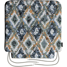 Poduszka na krzesło Adam, kremowe wzory azteckie