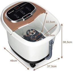 Hydromasażer shiatsu z podczerwienią do stóp 500W