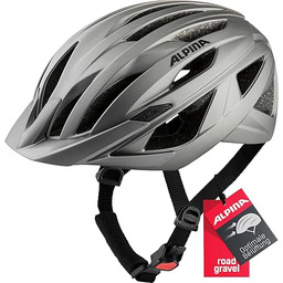 ALPINA Unisex - Dorośli, PARANA Kask rowerowy, dark-silver