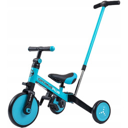 Rowerek Biegowy Trójkołowy 4W1 Milly Mally Optimus Niebieski