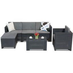 Komplet mebli wypoczynkowych z technorattanu Colorado Relax Corner