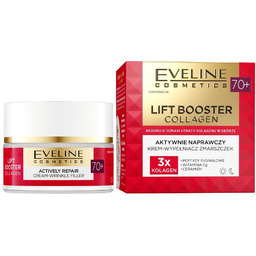 Lift Booster Collagen aktywnie naprawczy krem-wypełniacz zmarszczek 70+