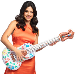 Dekoracja dmuchana Gitara ukulele - 104 cm -