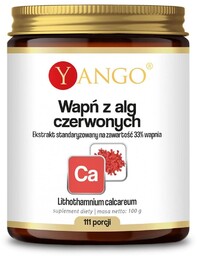 Suplement diety, Yango, Wapń Z Alg Czerwonych, 100