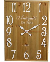 Vakiety Drewniany Zegarek Paris Prostokątny, Wood, Złoto, Duży