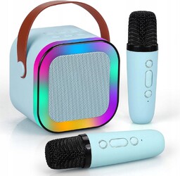 Extralink Kids Mini Karaoke Led Speaker 2x Mic