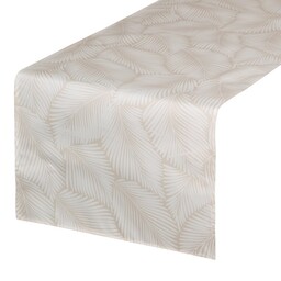 Eurofirany Obrus bieżnik 40x140 Garden 11B beżowy biały