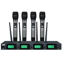 Dna RV-4 Zestaw Bezprzewodowy 4 Mikrofony Doręczne Komplet