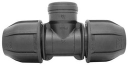 Trójnik PE F (GW) 75-2,5"-75 PN16 Elysee DVGW