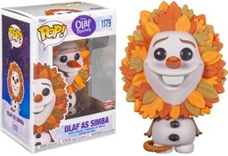 Funko Pop! Disney Olaf As Simba Lion King