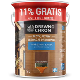 Impregnat EXTRA powłokotwórczy dąb ciemny 4,5L+11% gratis