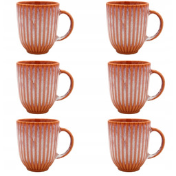 Lubiana Stoneware Blush Kubek 350 ML 6 Sztuk