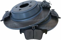 Tylne klocki + tarcze hamulcowe 316mm Ford Edge