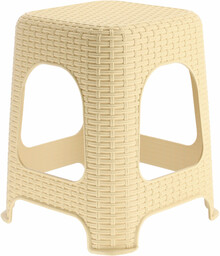 Taboret kuchenny Habol 45 x 37 cm, beżowy
