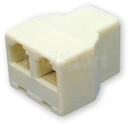 Rozgałęźnik gniazdo RJ11 2 x gniazdo RJ11