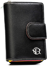 Damska kompaktowa portmonetka skórzana od Rovicky