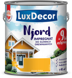Impregnat do elewacji drewnianych Njord zimowe słońce 2,5