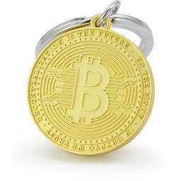 Brelok do kluczy zawieszka do torebki Metalmorphose bitcoin