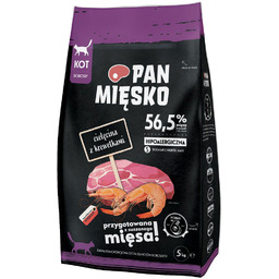 Pan Mięsko Cielęcina Z Krewetkami S Dla Kota
