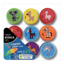 Stempelki ozdobne B Kidea 9 szt nr 1234