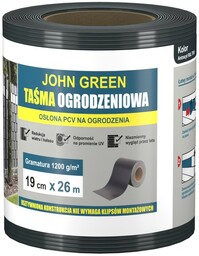 Taśma ogrodzeniowa antracytowa TASE-01
