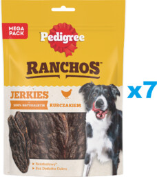 PEDIGREE Ranchos Jerkies z kurczakiem 7x180g bezzbożowa karma